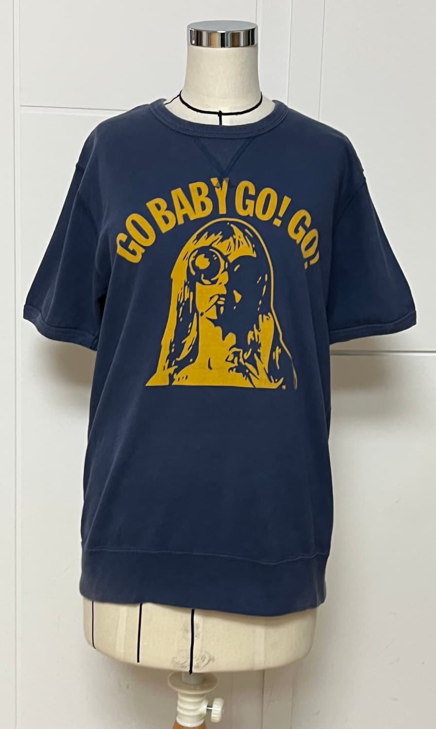 히스테릭글래머 네이비 go baby go 반팔티 상품이미지3