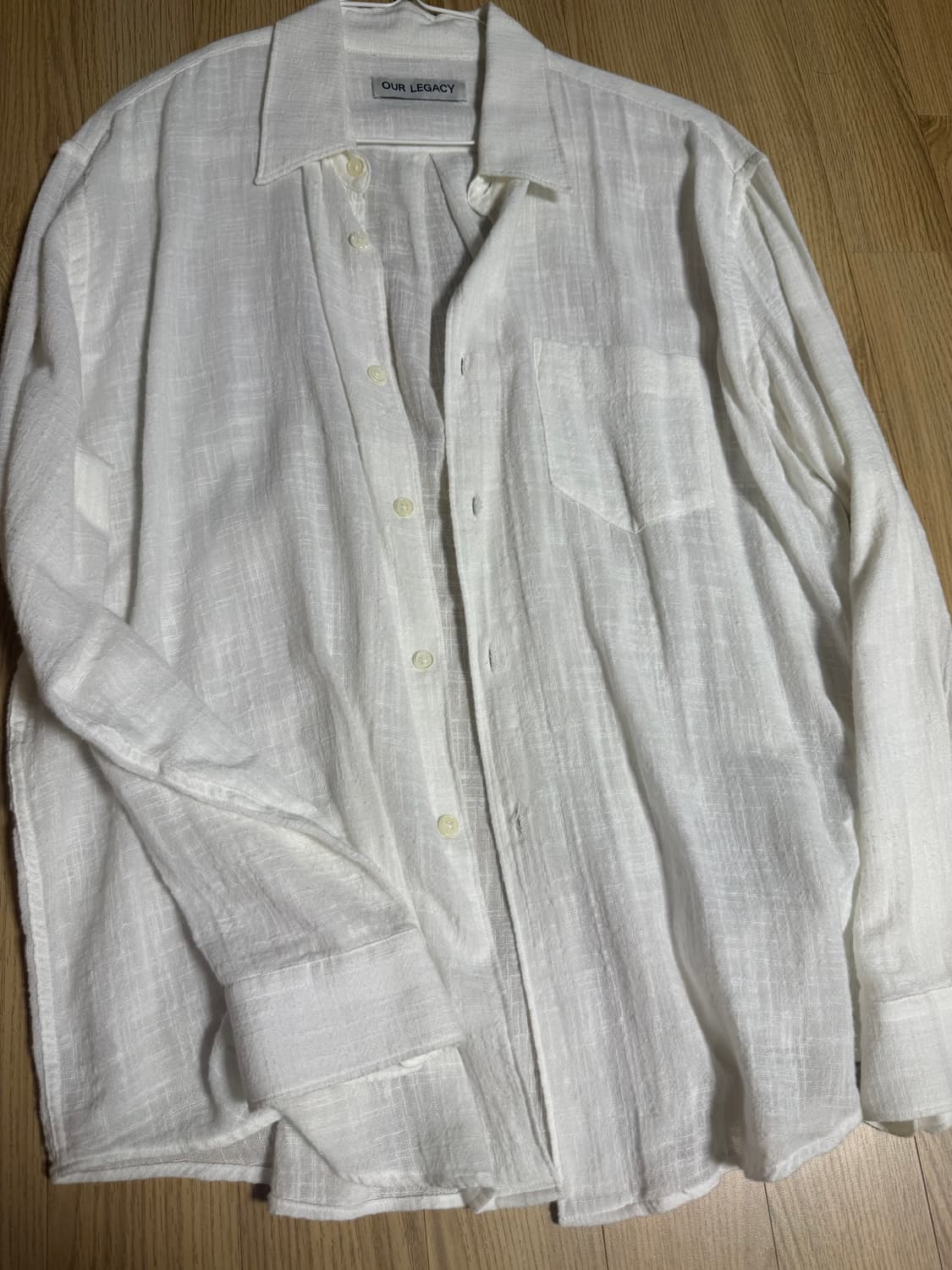 (50) 아워레가시 코코 coco 셔츠 화이트 상품이미지1