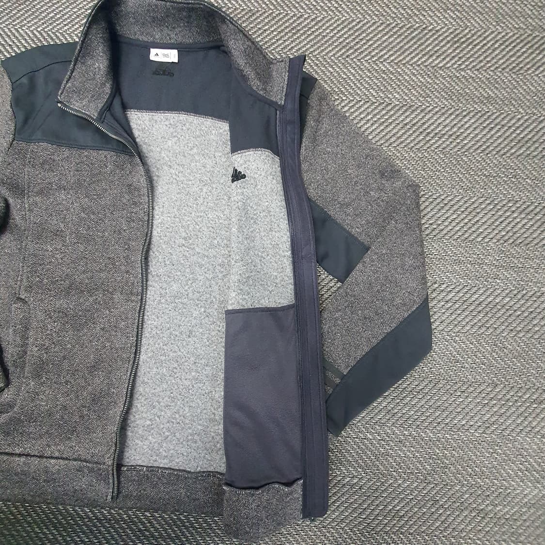 아디다스 골프 기모 집업자켓 남자105 상품이미지5