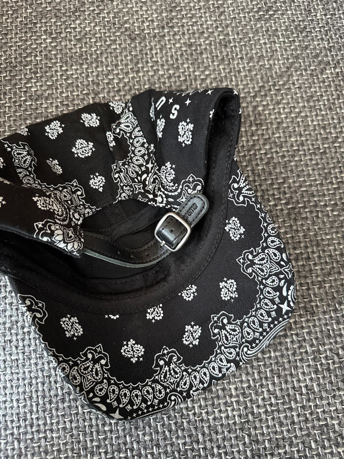 슈프림 페이즐리 반다나 캠프캡 상품이미지2