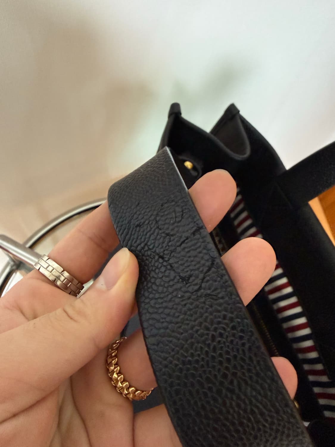 레더 토트백 상품이미지3