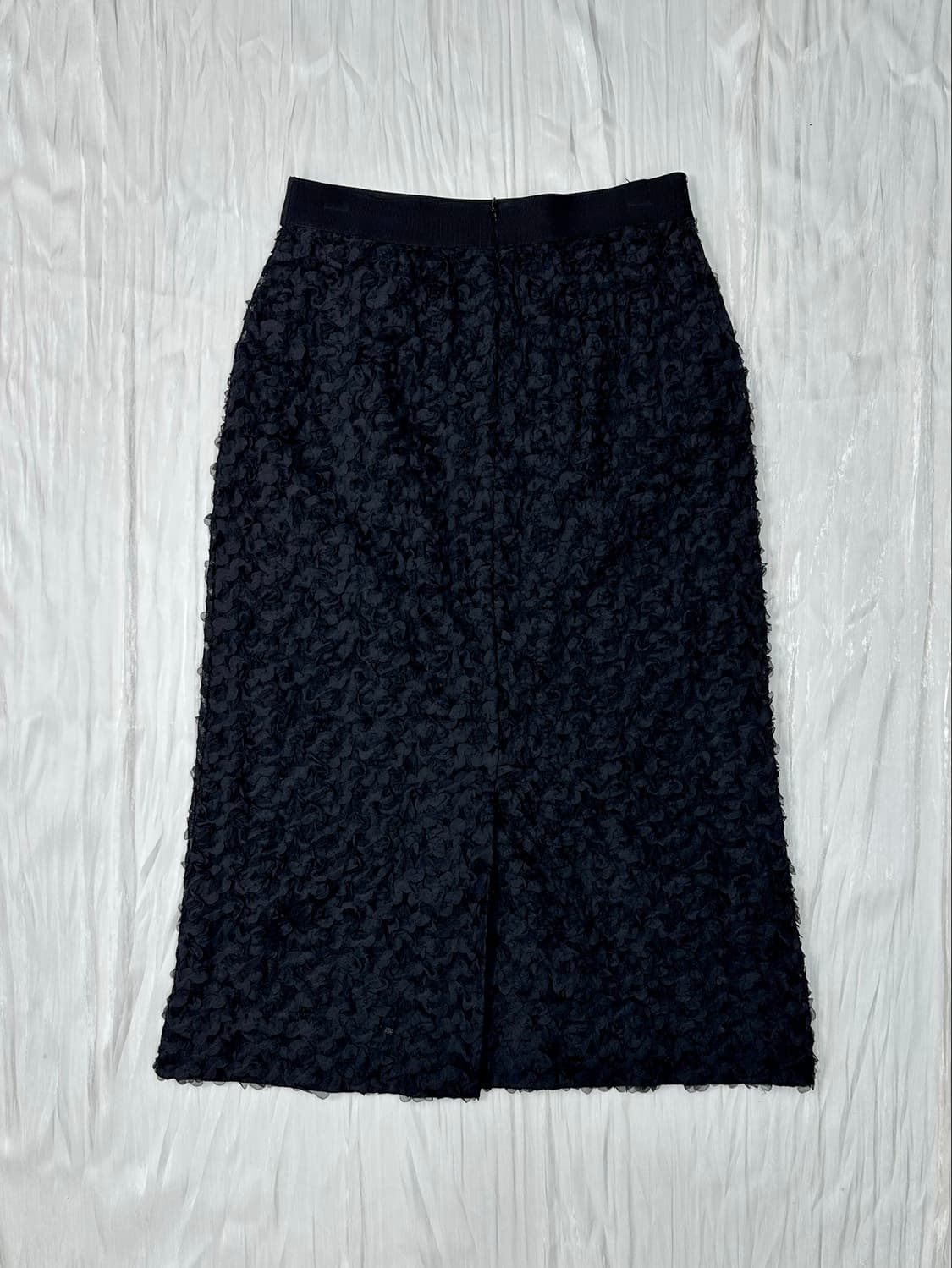 Black flower ruffle lace skirt 상품이미지7