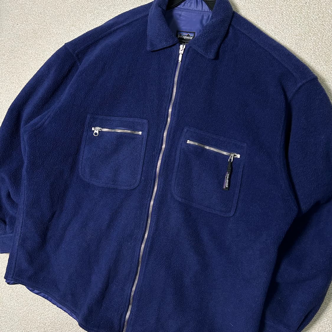  (XL) 90s USA 파타고니아 신칠라 플리스 셔츠 집업 자켓  상품이미지3