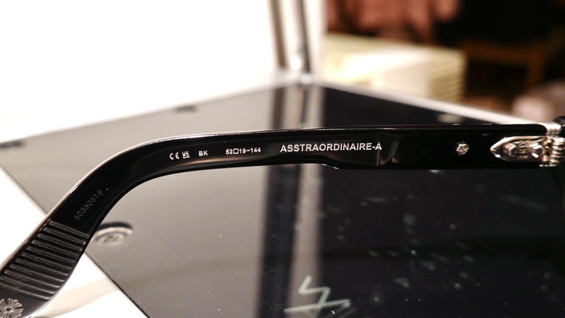 크롬하츠 아스트라오디네어-A 블랙/실버 안경 상품이미지10