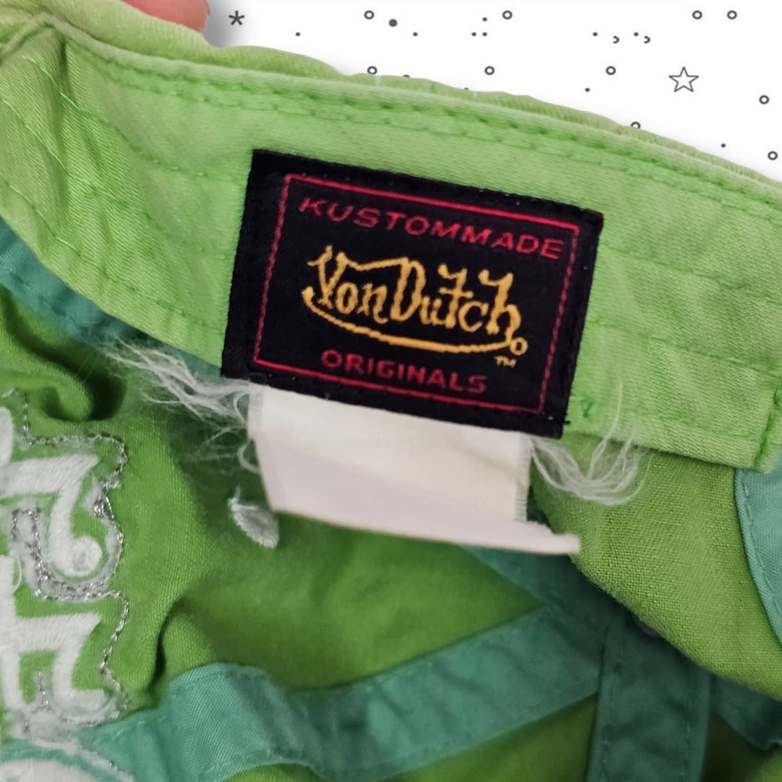  VonDutch 본더치 큐빅 그린 캡 상품이미지8
