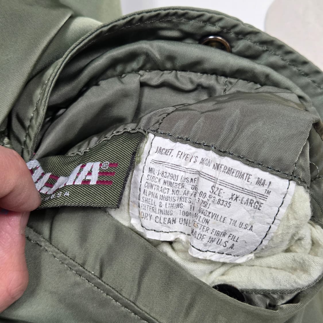 S.O/패치워크 커스텀 ma-1 상품이미지9