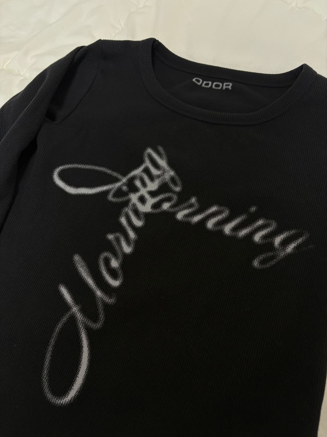 상태굿)오도어 골지 티셔츠 상품이미지5