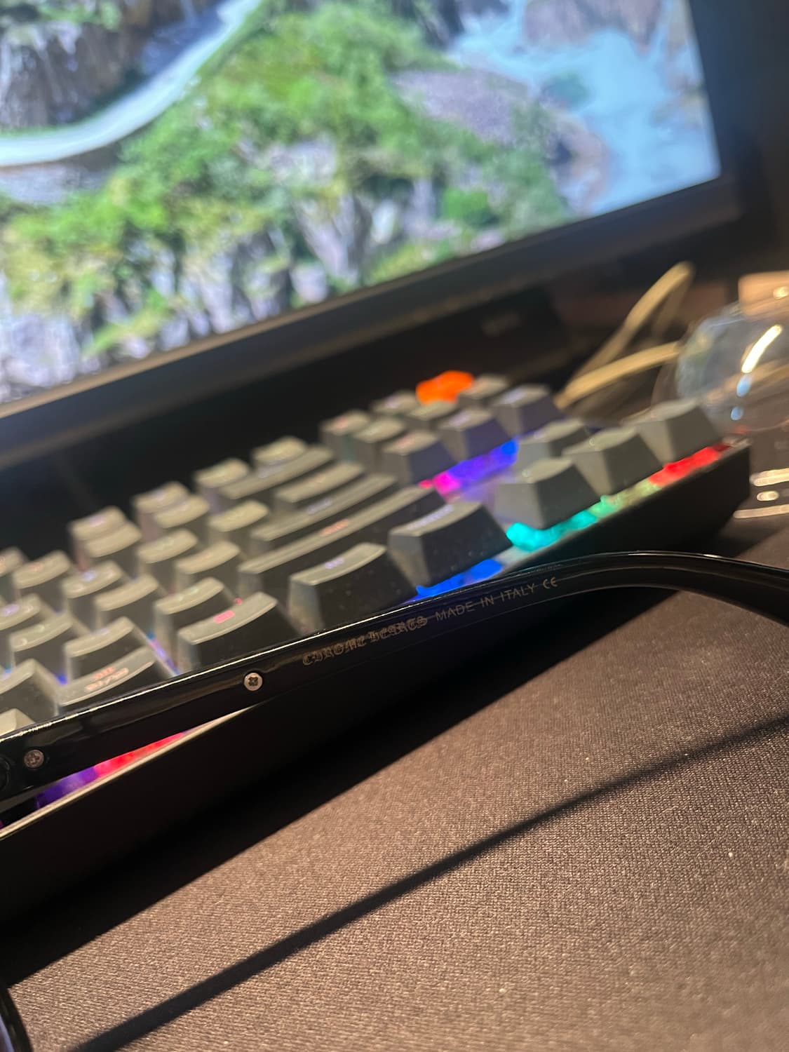 크롬하츠 블랙 뿔테 안경 상품이미지2