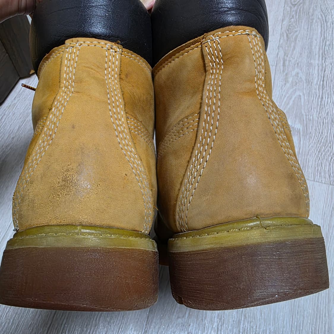 팀버랜드 프리미엄 옐로우 워커 부츠 7.5M사이즈 팝니다. 상품이미지3