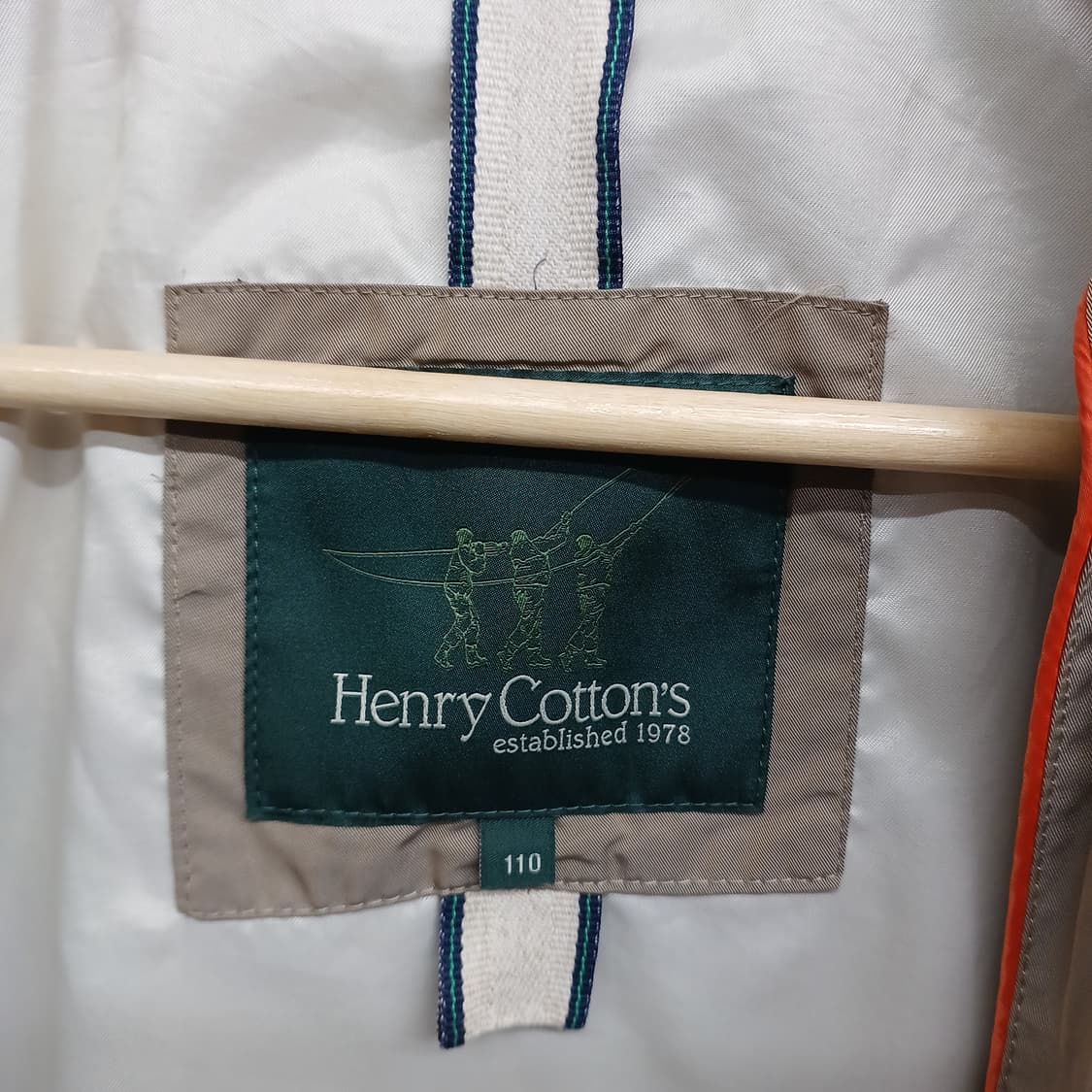 헨리코튼 베이지 필드 자켓 110 상품이미지4