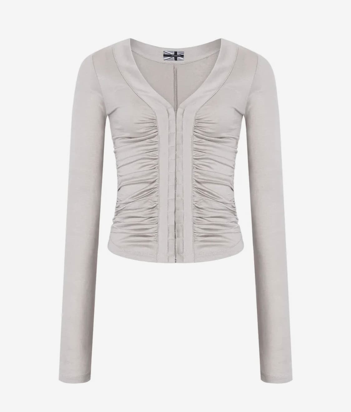 플리즈노팔로우 칸델라 후크 셔링탑 모카그레이 상품이미지3