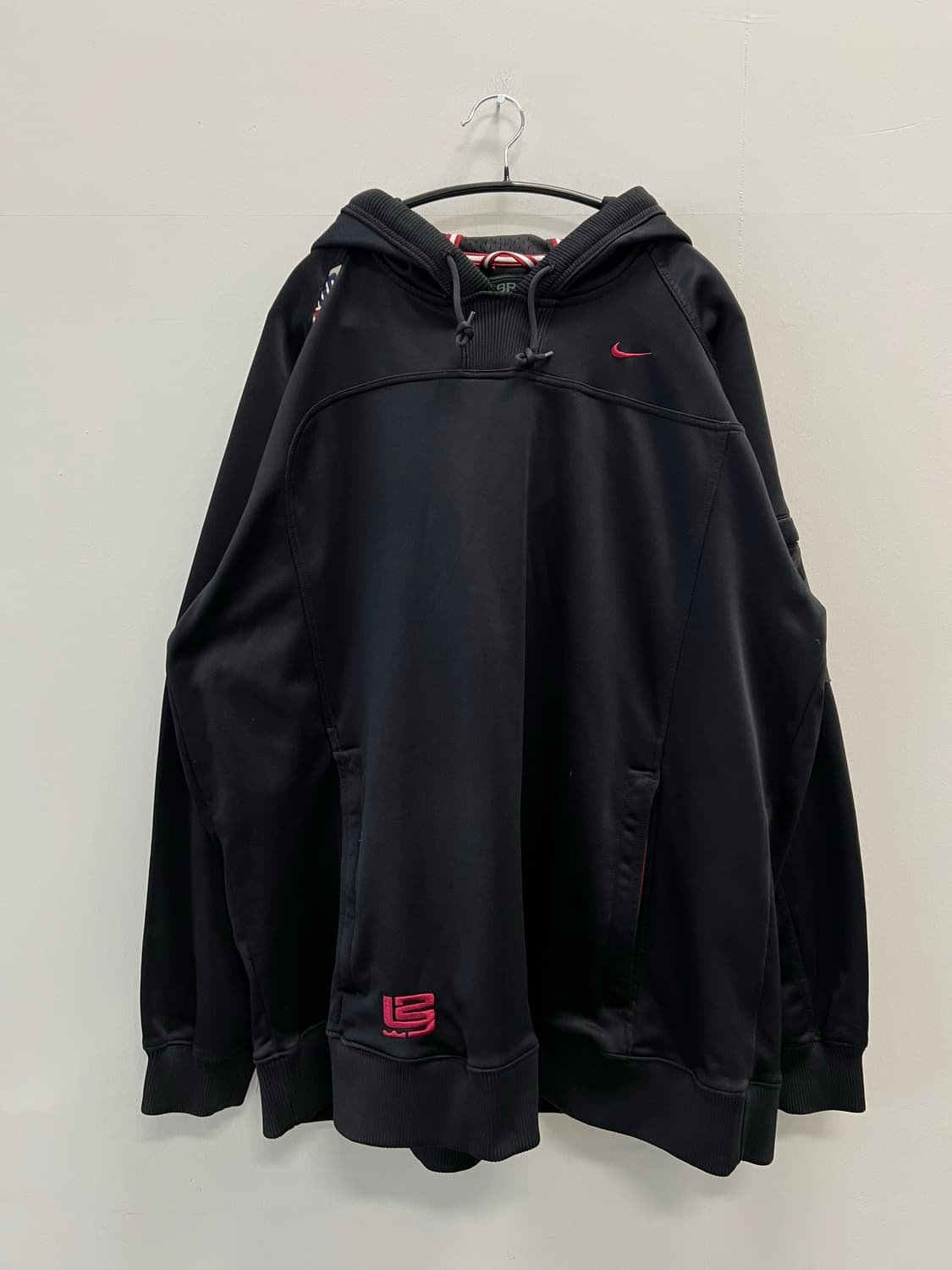 나이키 NBA 르브론 져지 후드 블랙 상품이미지2