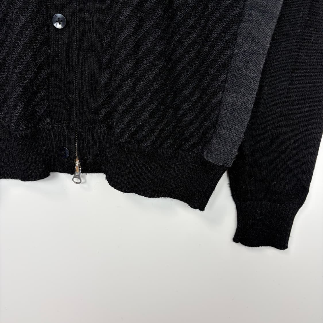 요지야마모토 a.a.r 니트 집업 가디건 자켓 상품이미지6