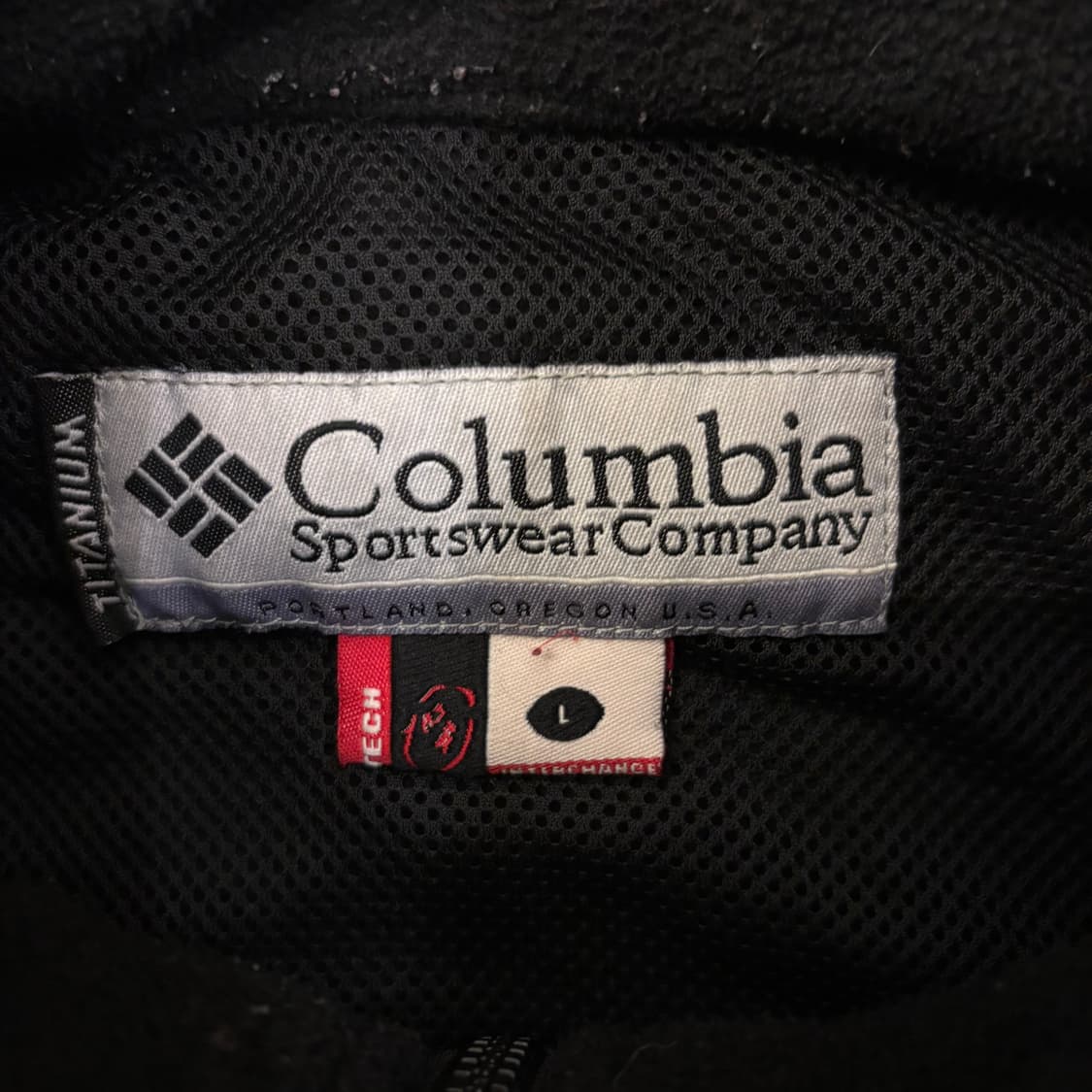 컬럼비아 티타늄 플리스 블랙 자켓 상품이미지3