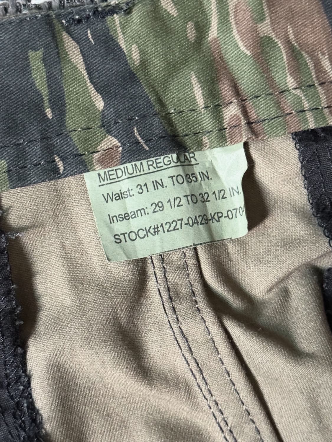 (34) ROTHCO 밀리터리 타이거 카모 BDU 카고팬츠 상품이미지4