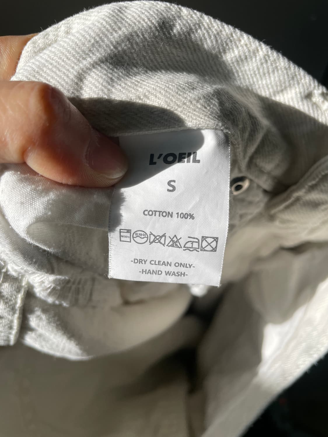 LW182 로에일 라이트 와이드 피그먼트 팬츠 상품이미지8