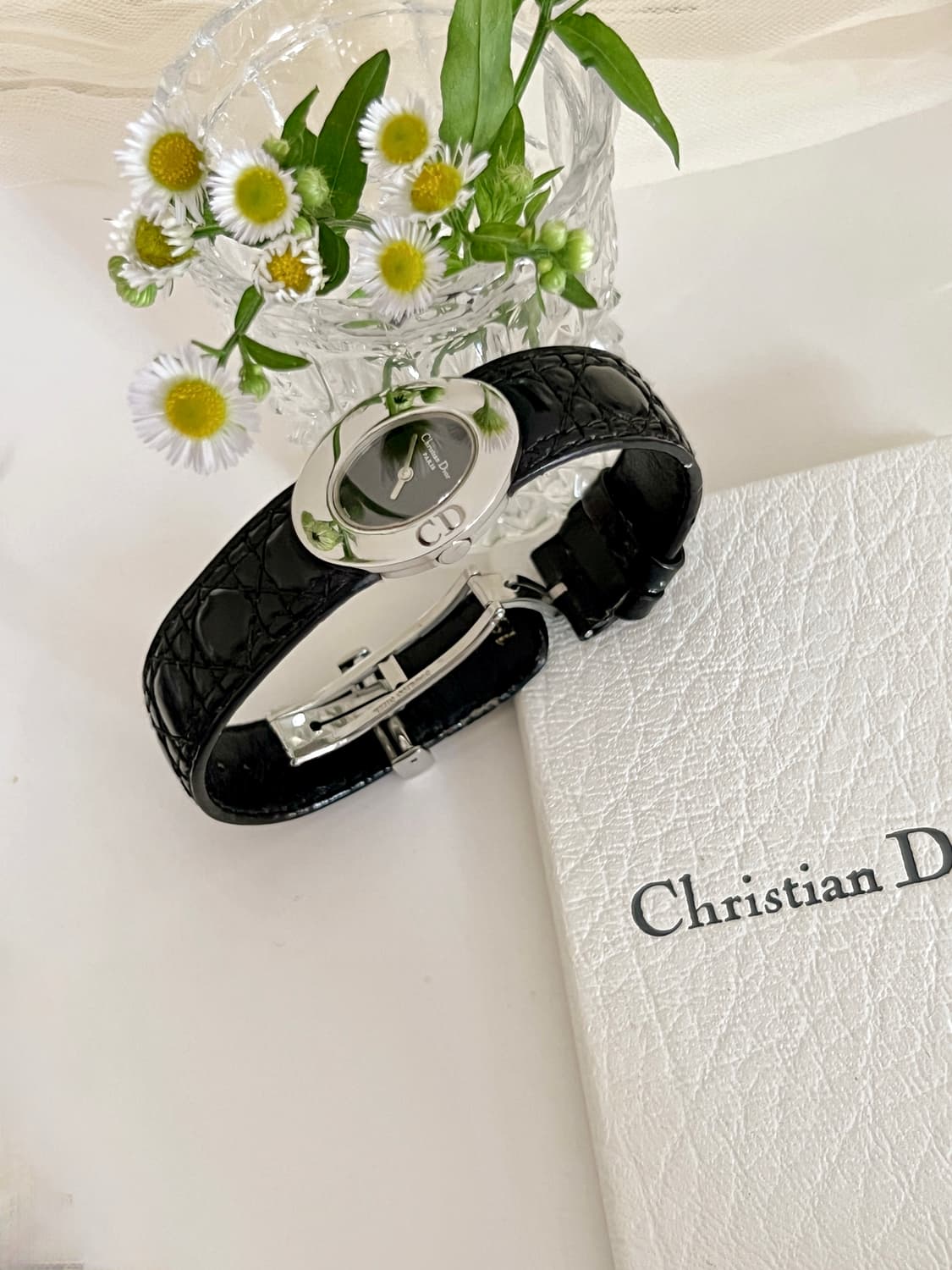 DIOR 레이디디올 까나쥬 스트랩 디올 시계 상품이미지3