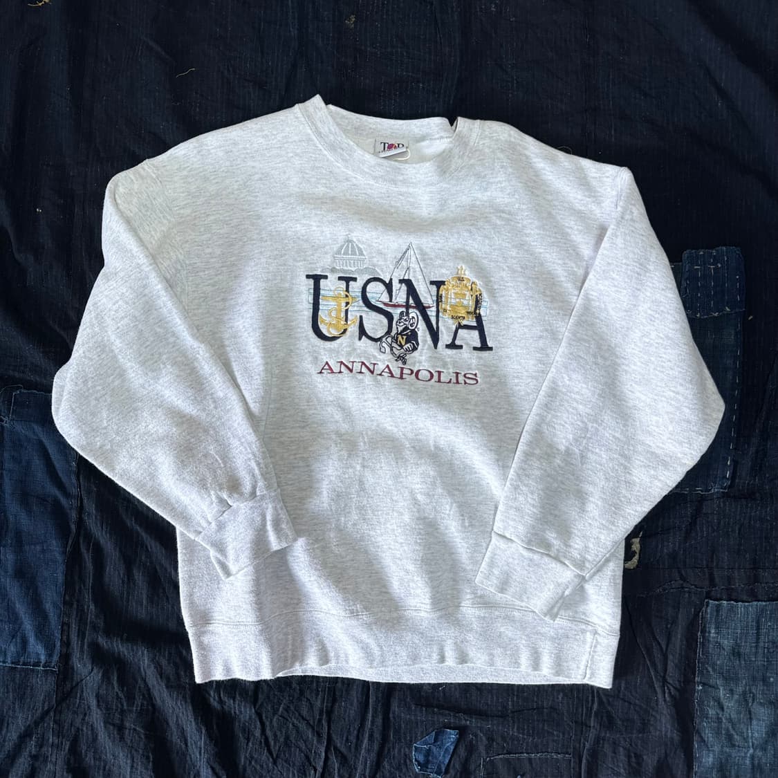 90‘s Top Threads USNA 스웻셔츠 L 상품이미지1