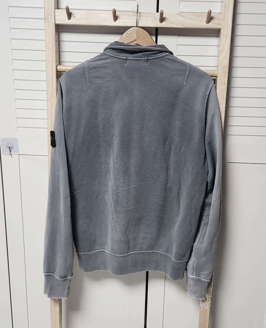 스톤아일랜드 퍼그먼트 그레이 집업 자켓 상품이미지6