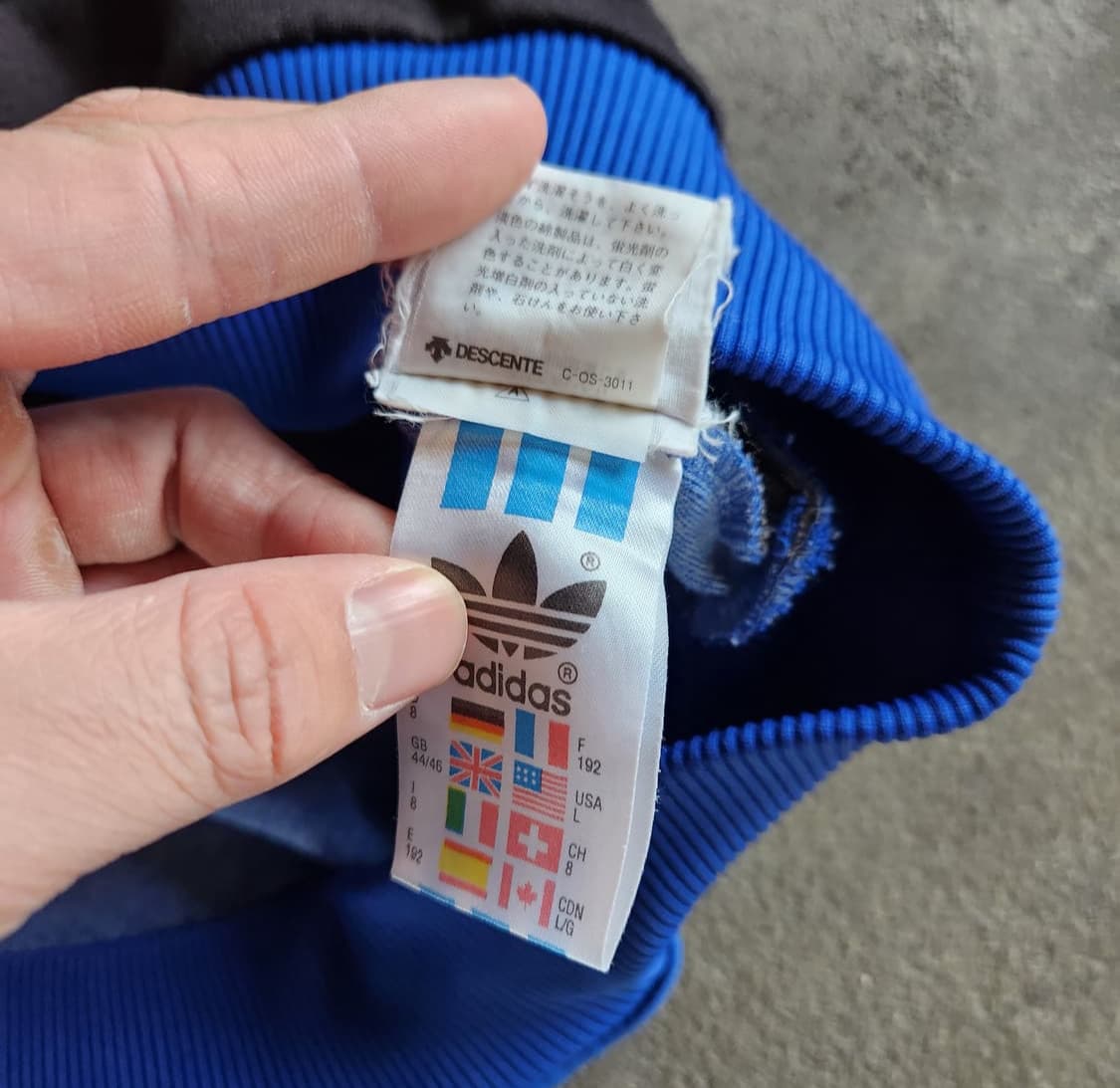 90s 아디다스 데상트 콜라보 프랑스 국대 져지 상품이미지6