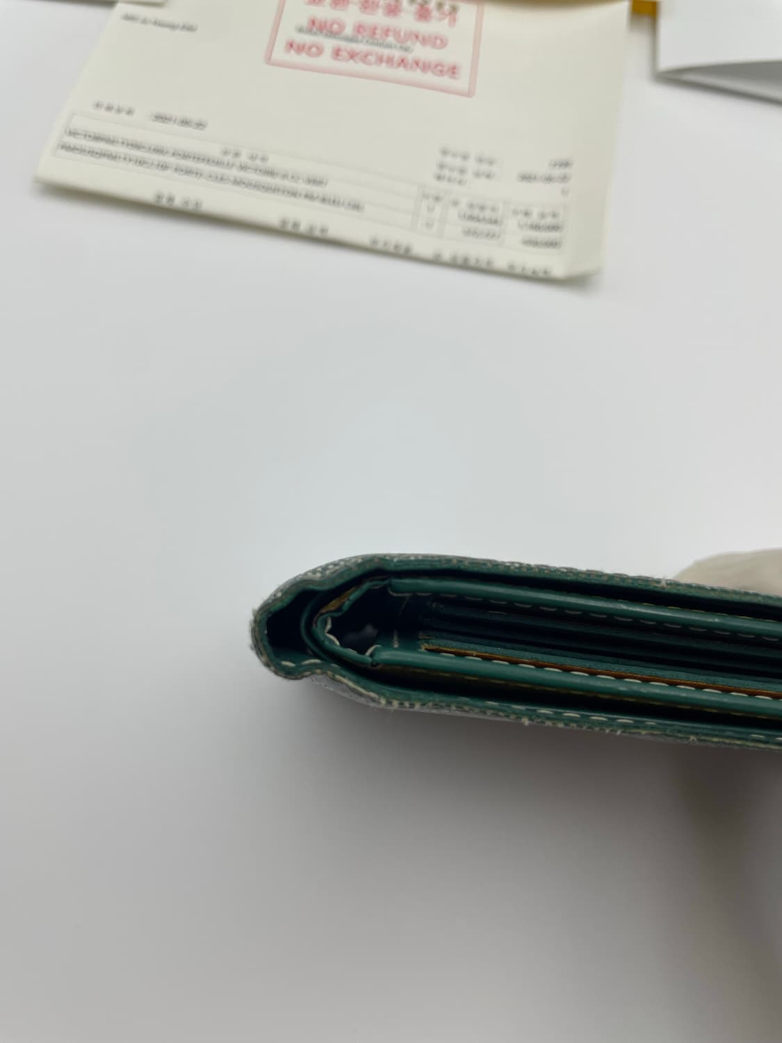 [풀구성] [백화점판] 고야드 빅투와르 반지갑 그린 상품이미지4