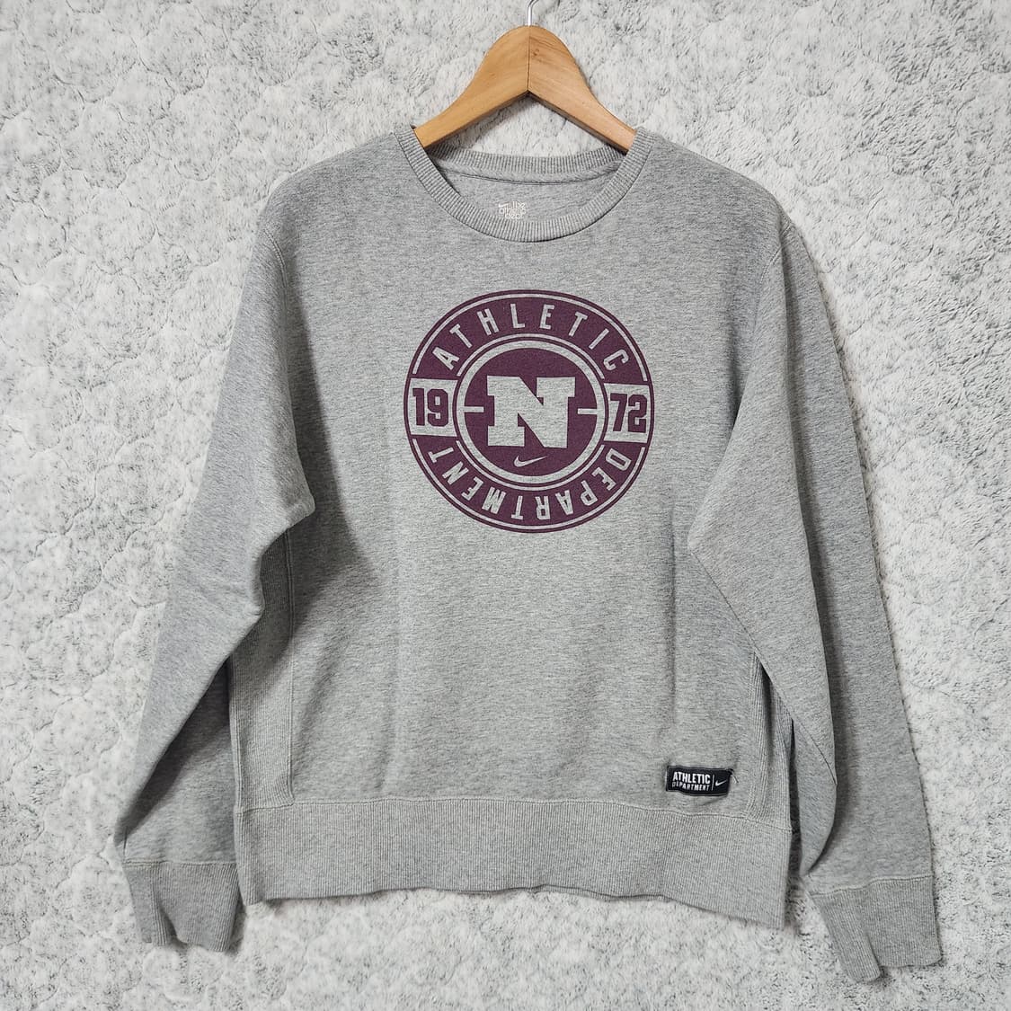 J189  [XL] 나이키 에슬레틱 맨투맨 티셔츠 상품이미지1