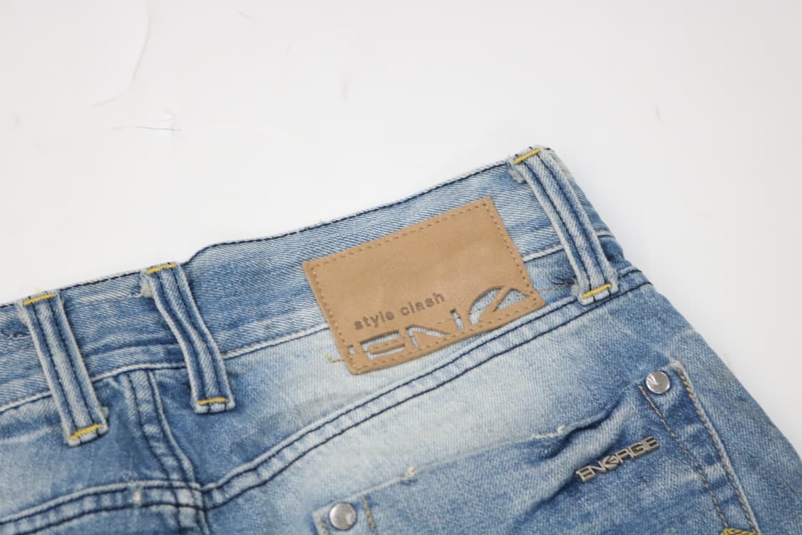 ENERGIE 에너지 빈티지 워싱 부츠컷 데님 팬츠 (W30 L34) 상품이미지8