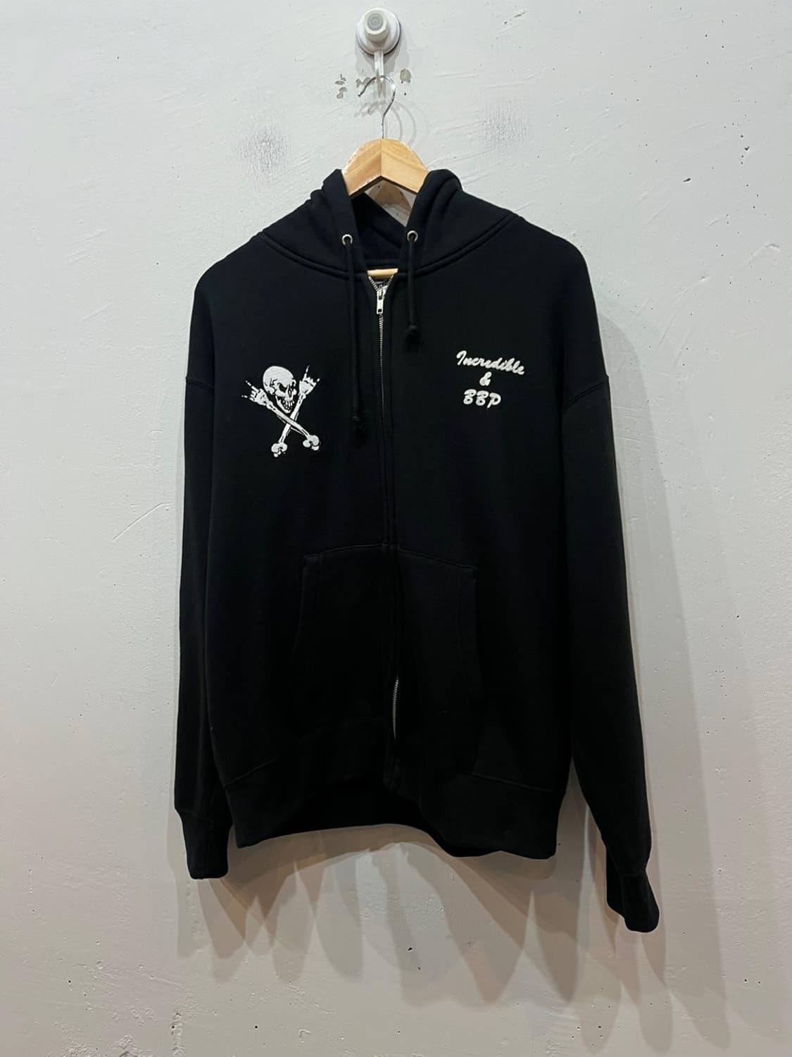 INCREDIBLE 스컬 펑크 후드집업 Made in JAPAN 상품이미지2