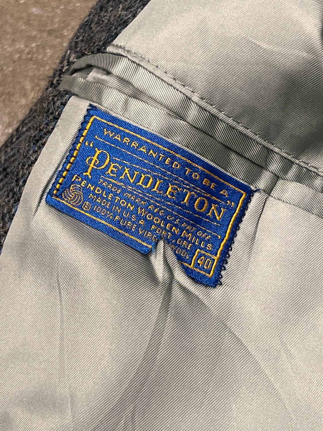 70’s 펜들턴 웨스턴 울 트위드 블레이져 상품이미지8