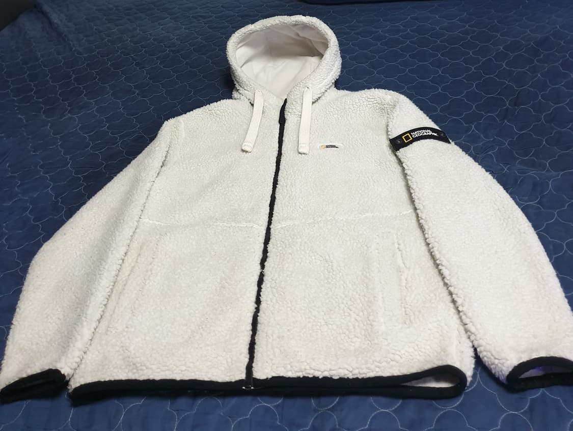 내셔널지오그래픽 코스토니 플리스 뽀글이 후드 자켓 (L) 상품이미지1