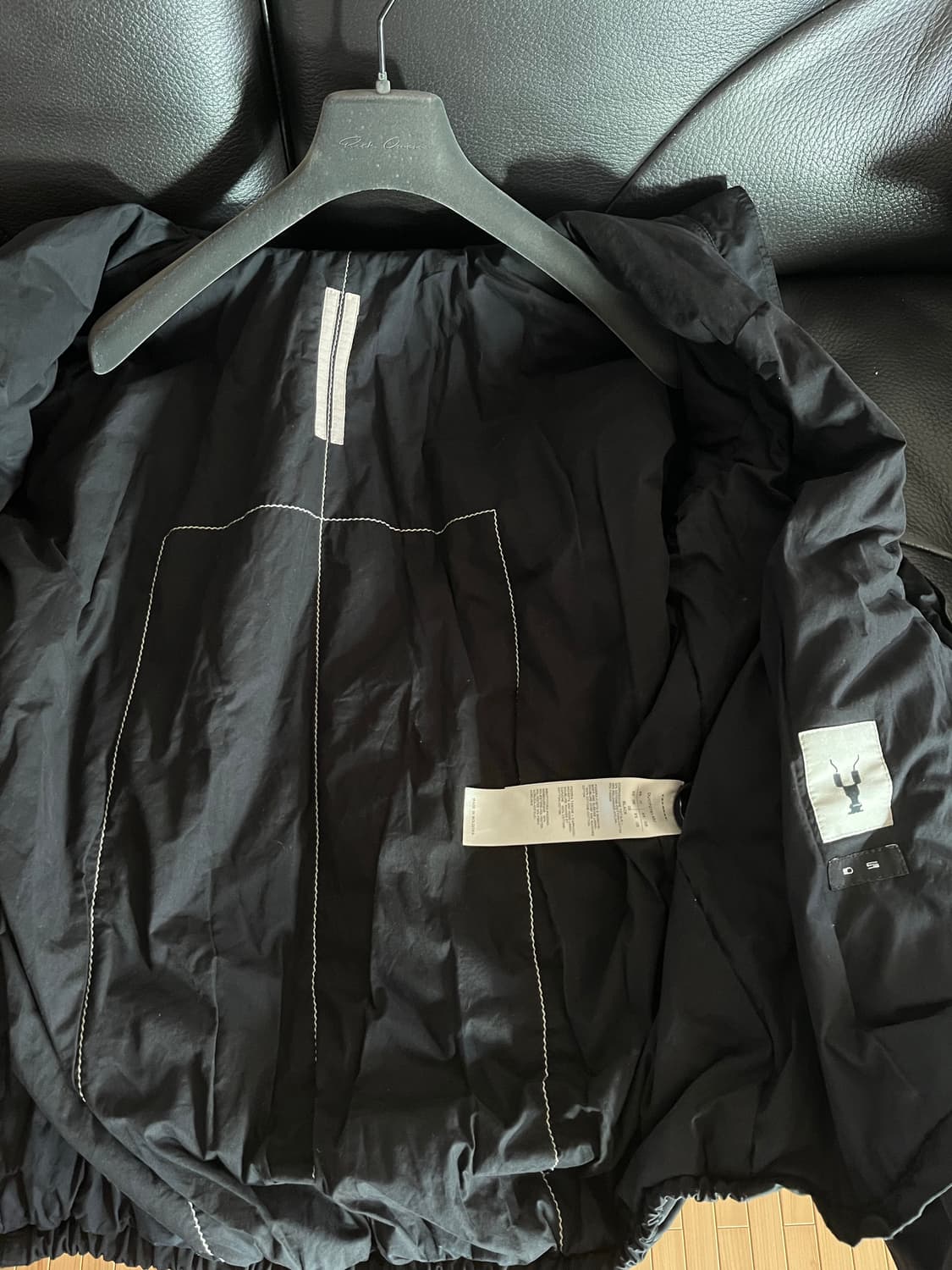 릭오웬스 누빔 패디드 자켓 점퍼 상품이미지3