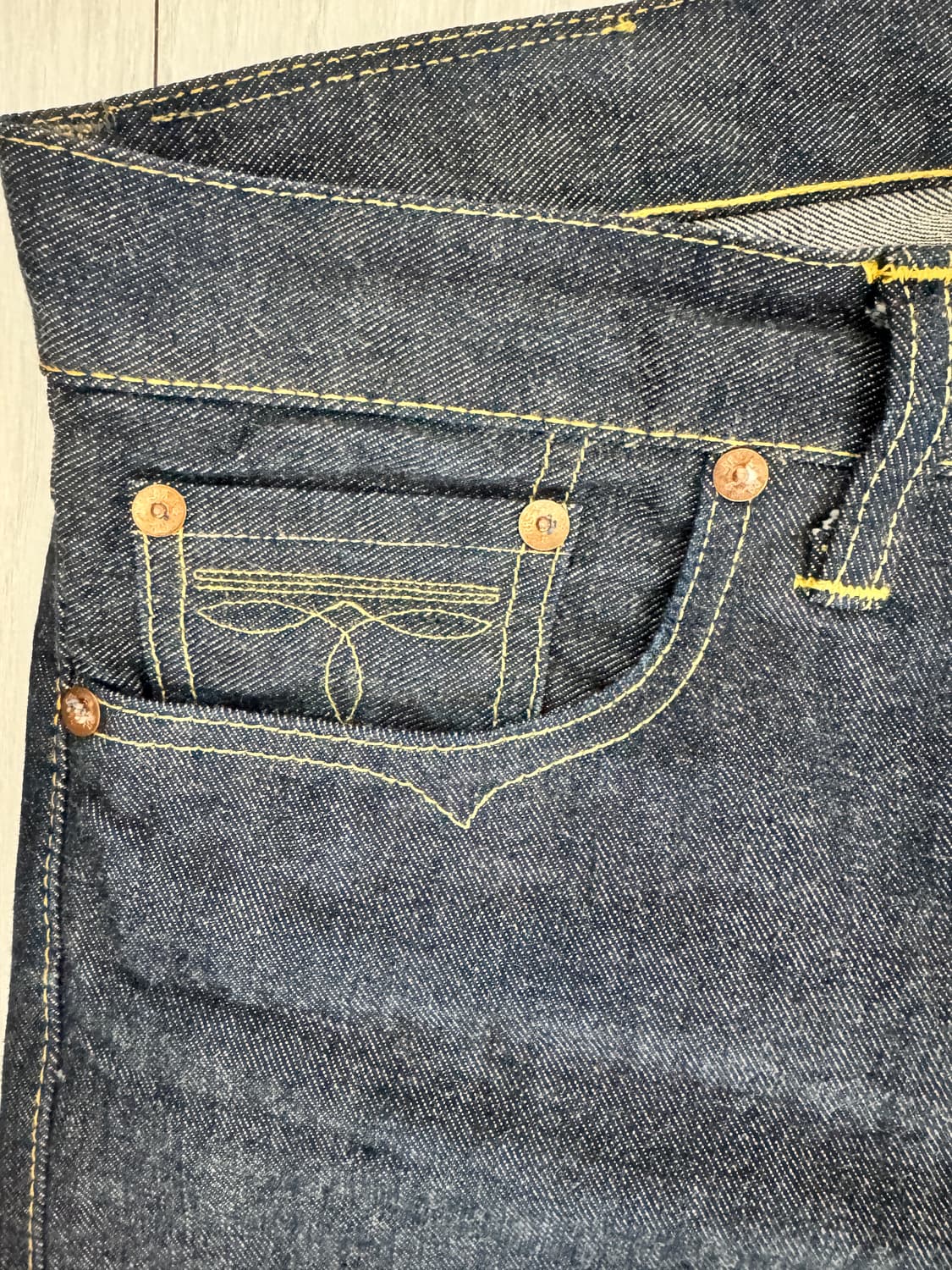 RRL 슬림핏 셀비지 데님 팝니다. (30/30) 상품이미지4