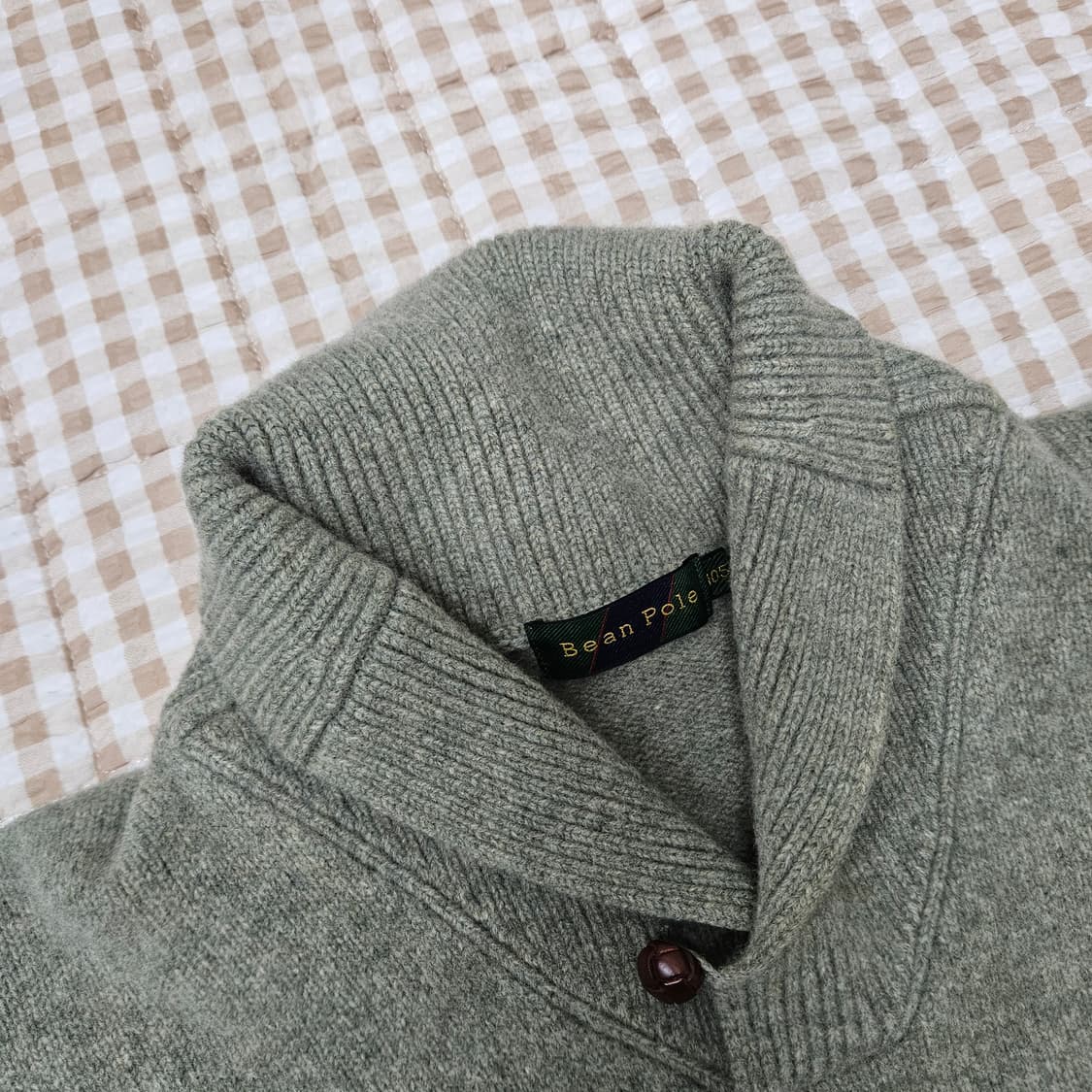 빈폴 숄카라 울100 니트 스웨터 남자100 상품이미지2