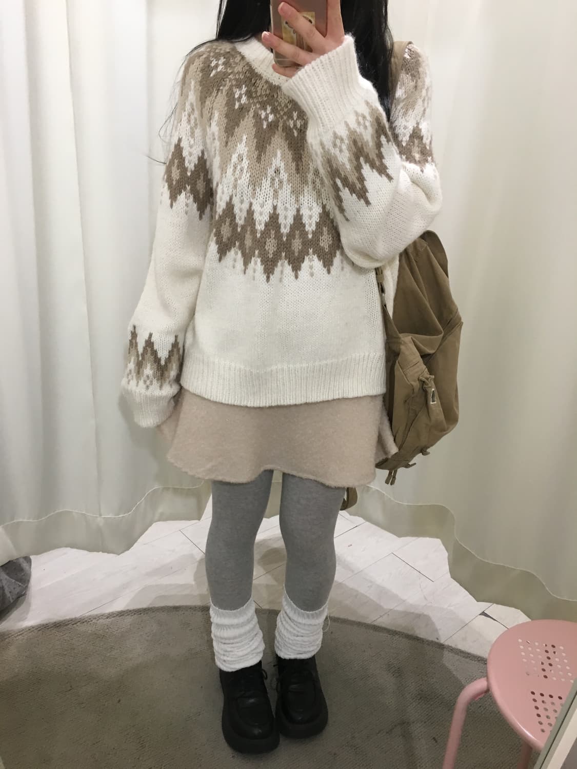 여리핏 노르딕 니트 상품이미지4