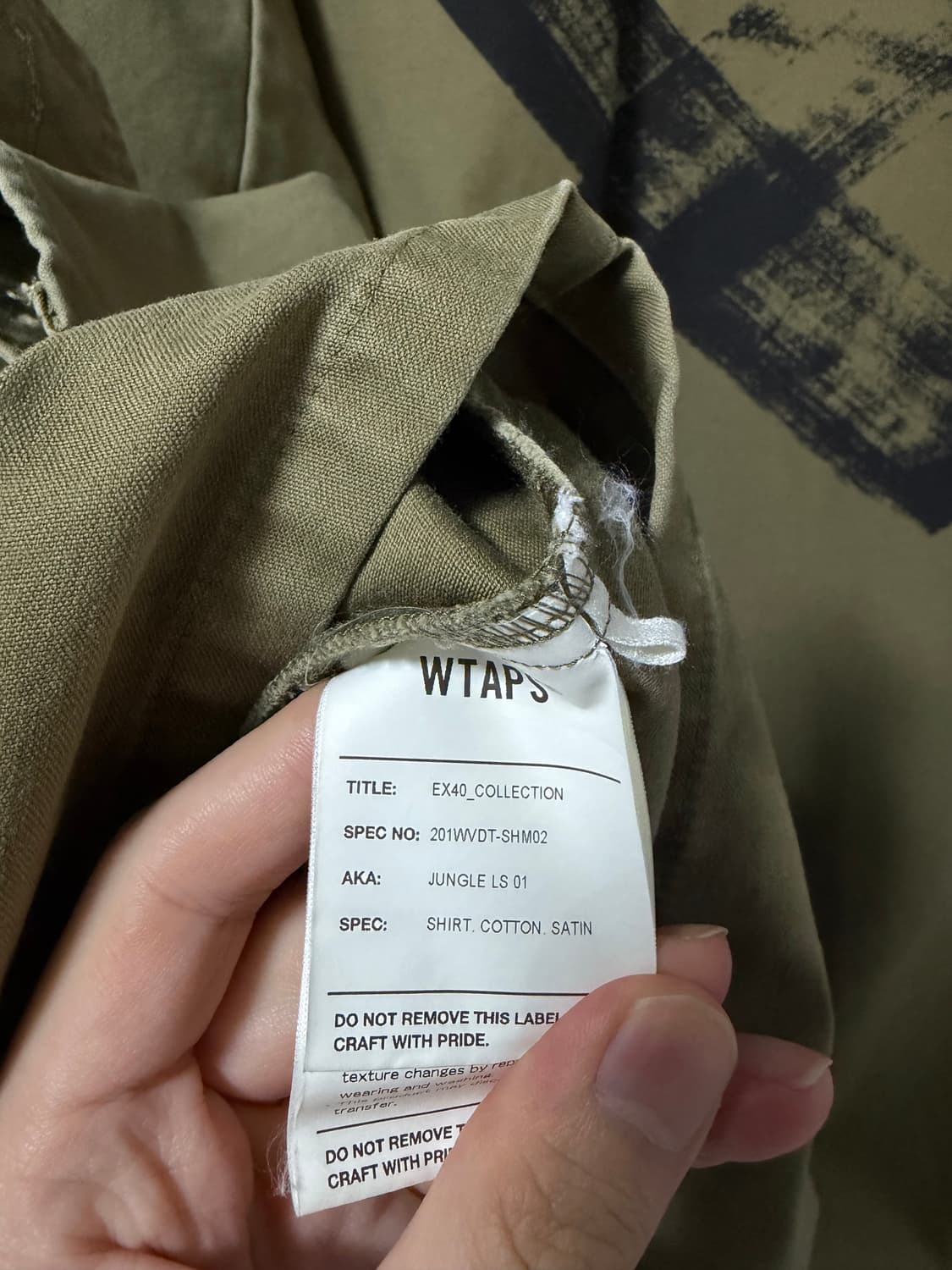 더블탭스 20ss 정글셔츠 올리브 02 상품이미지6