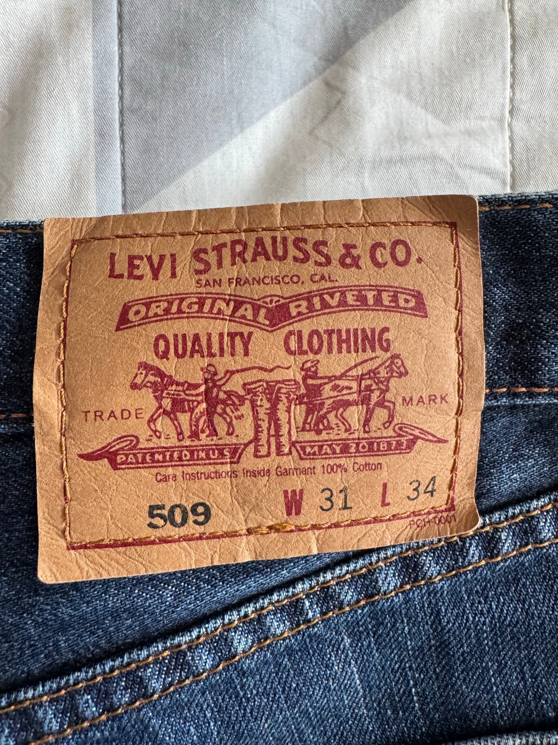 리바이스 509 데님 청바지 상품이미지1