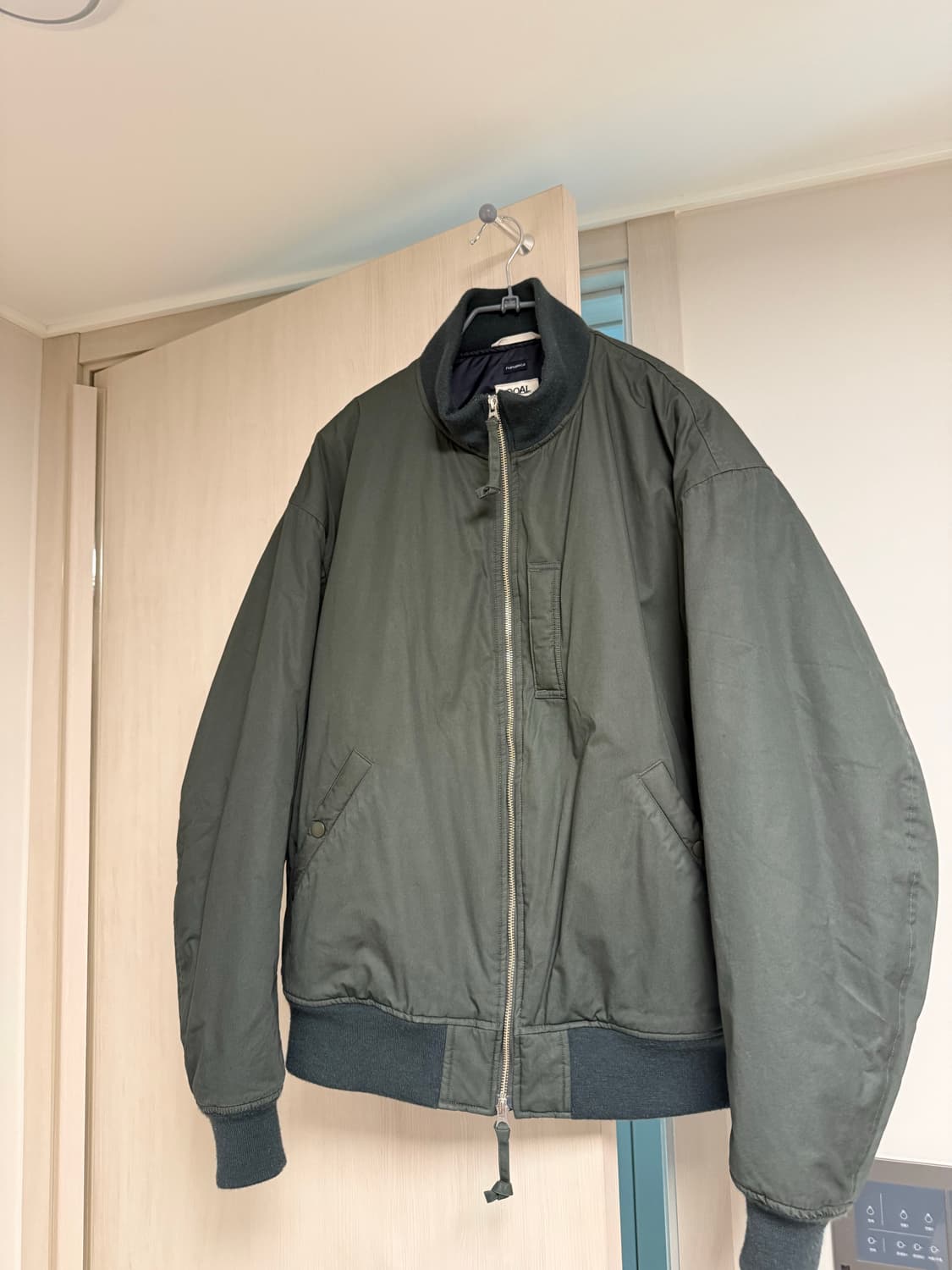 나나미카 바시티자켓 모스그린 M사이즈 상품이미지1