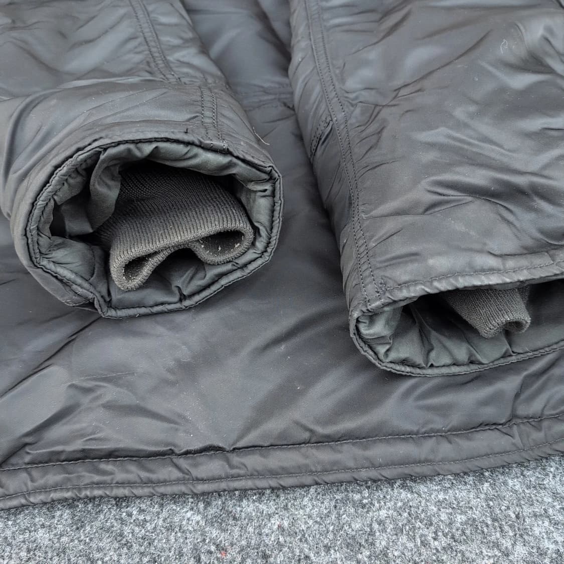 80s~90s 미공군 납품용 알파 인더스트리 N-3B 파카 블랙 상품이미지5