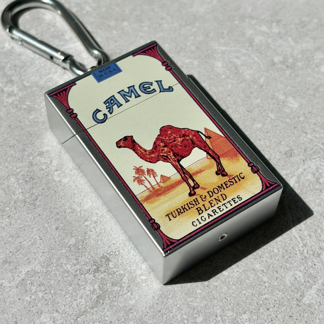 Oribell 카멜 재떨이 스틸 케이스 키링 열쇠고리 상품이미지4