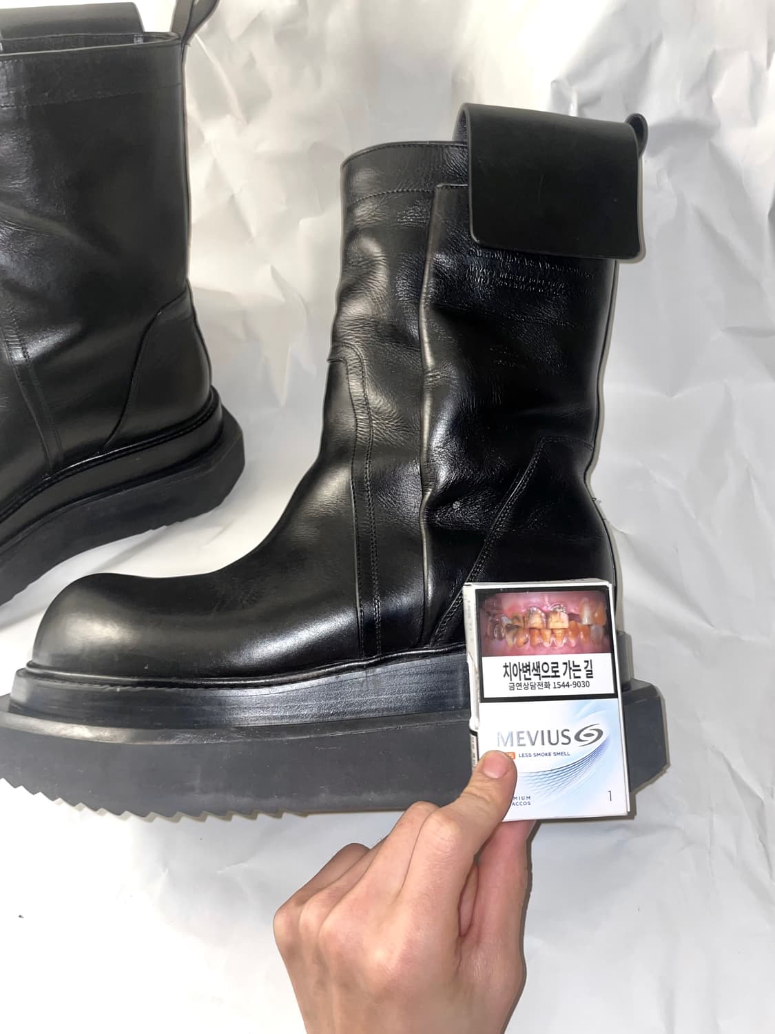 Rick Owens 포그 포켓 비틀 사이클롭스 부츠 상품이미지8