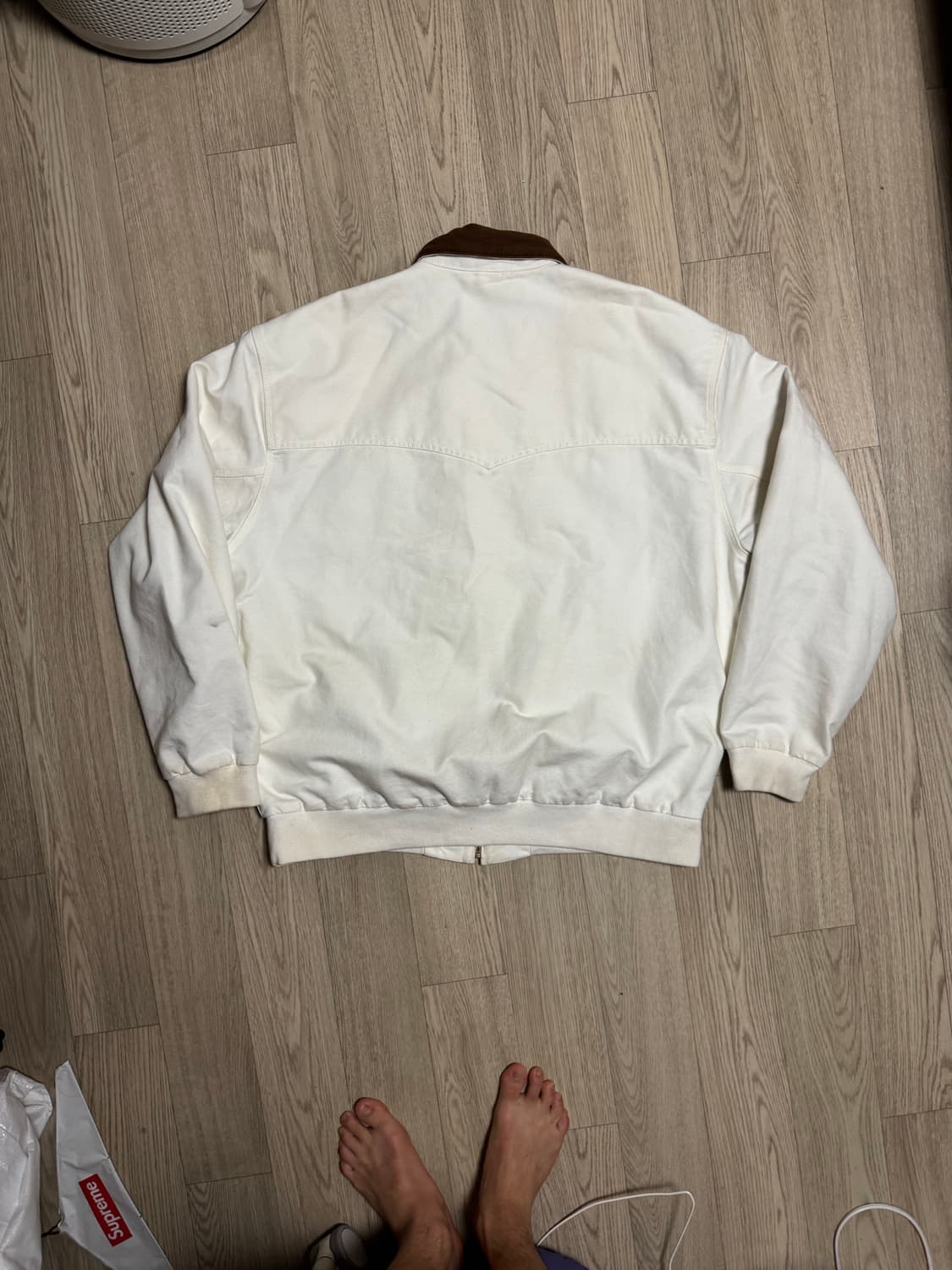 칼하트 디트로이트 산타 페 자켓 디어본 캔버스 아이보리 상품이미지4