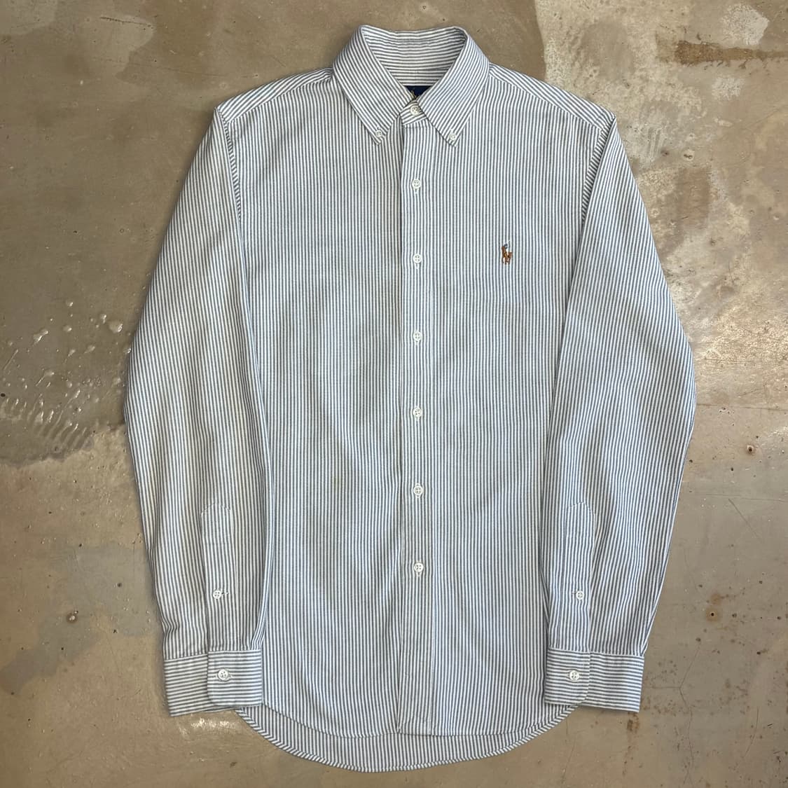 S 폴로랄프로렌 슬림핏 스트레치 옥스포드 스트라이프 셔츠  상품이미지2