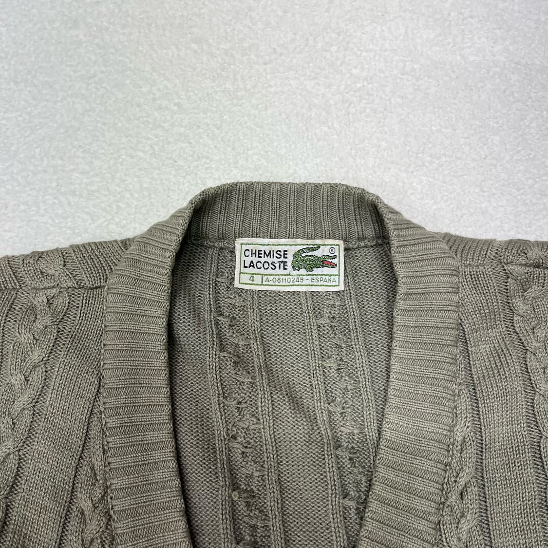 Lacoste khaki cardigan 상품이미지6