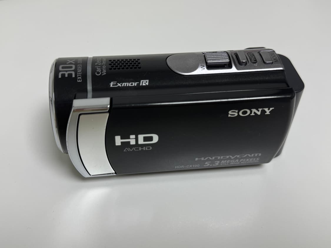 소니 핸디캠 HDR-CX190 빈티지 캠코더 상품이미지2