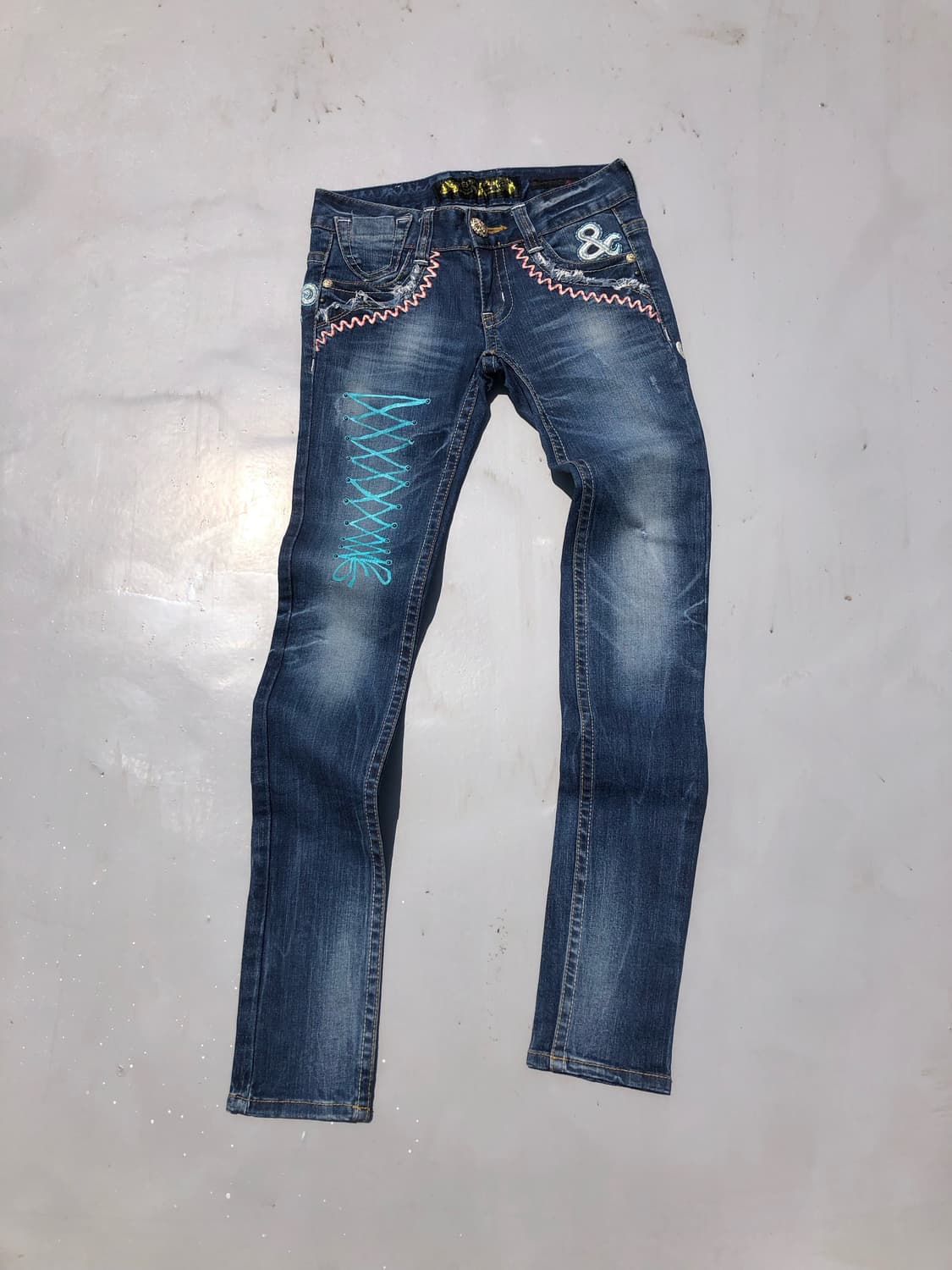 Redpepper star lace-up denim pt 상품이미지2