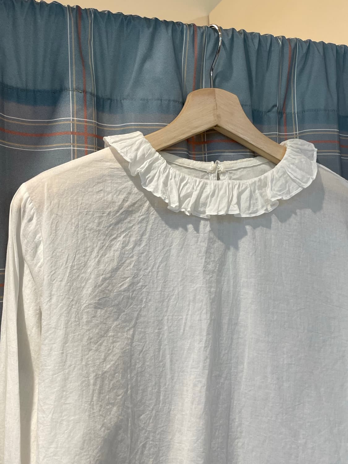 일본빈티지 러플 프릴블라우스 상품이미지4