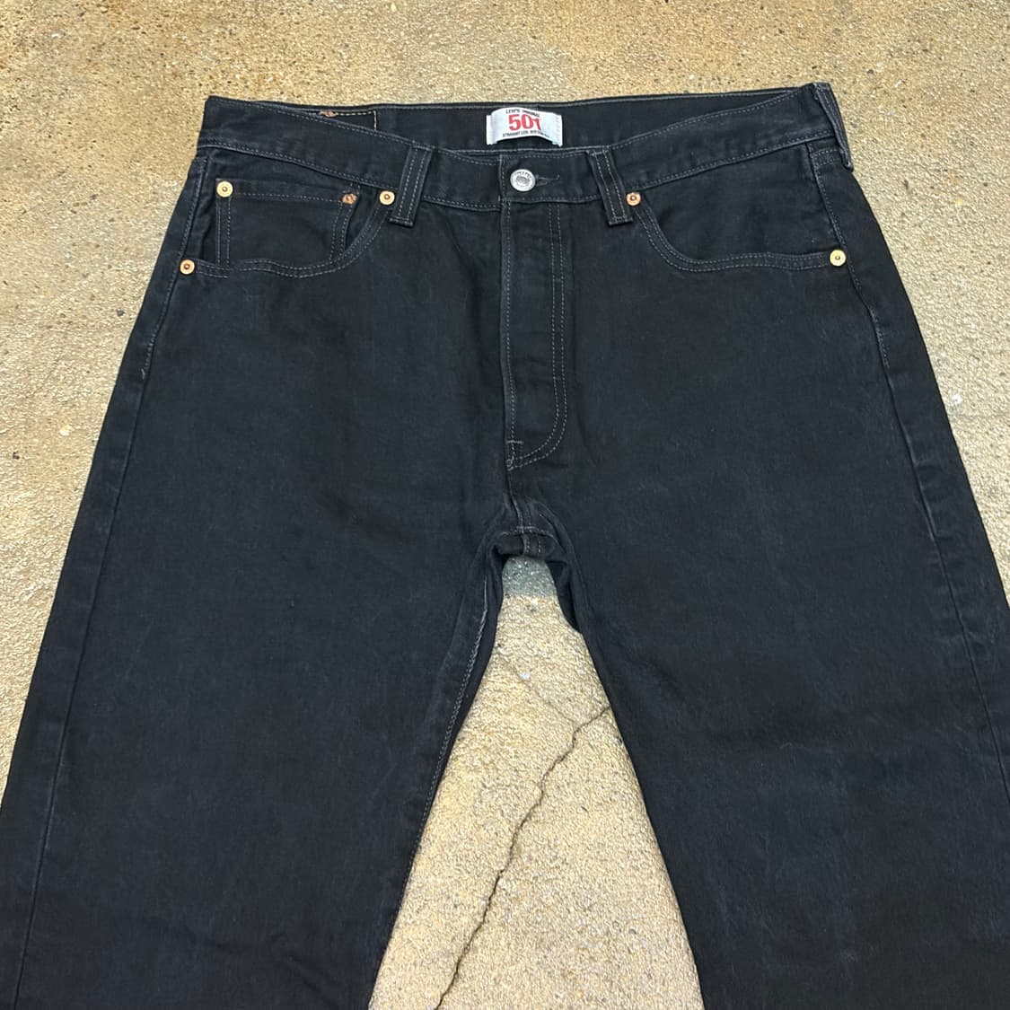 00s 미국 빈티지 리바이스 501 블랙진 청바지 상품이미지2