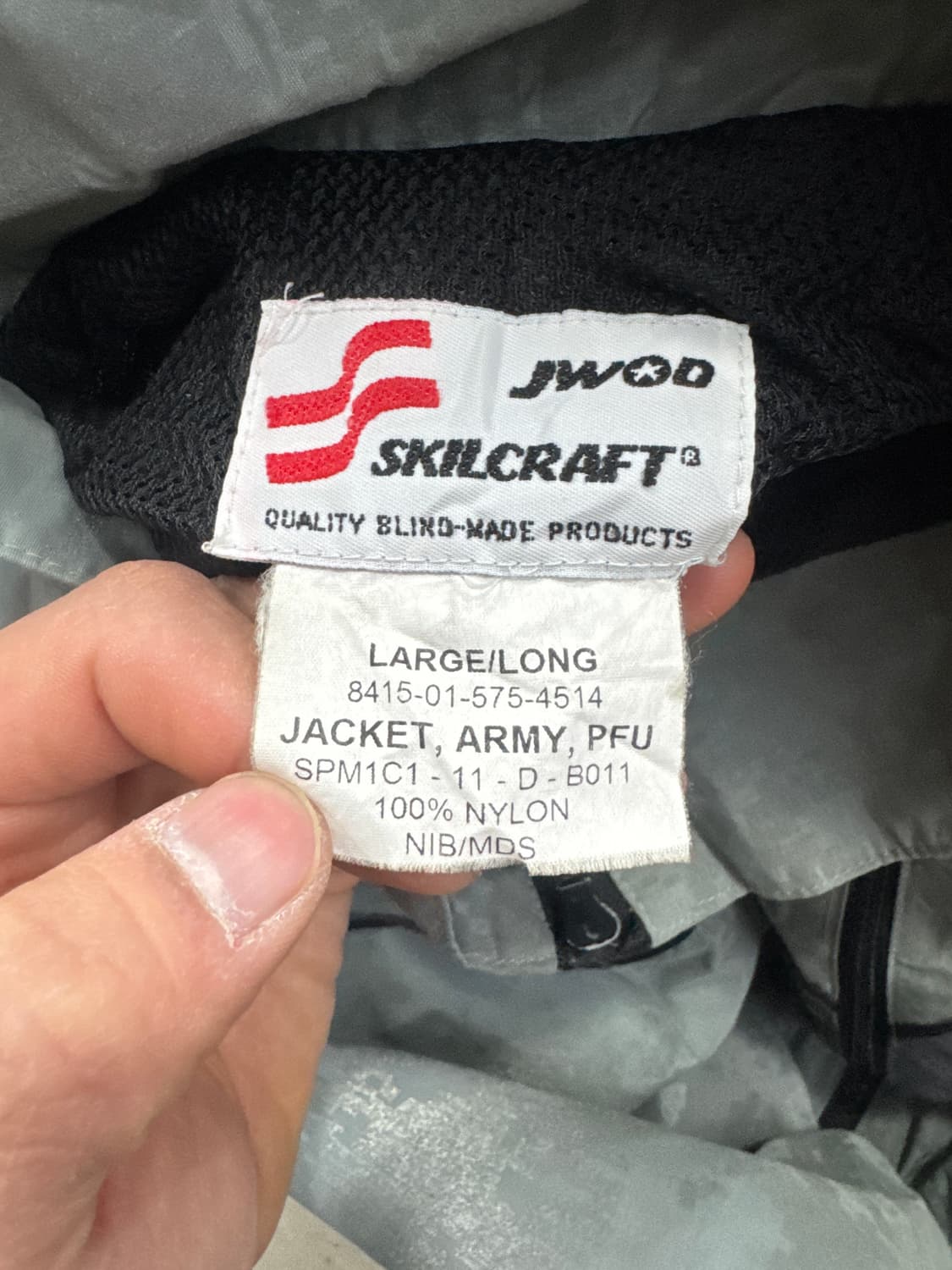 Skilcraft 미군 IPFU 스카치 자켓 L 상품이미지4