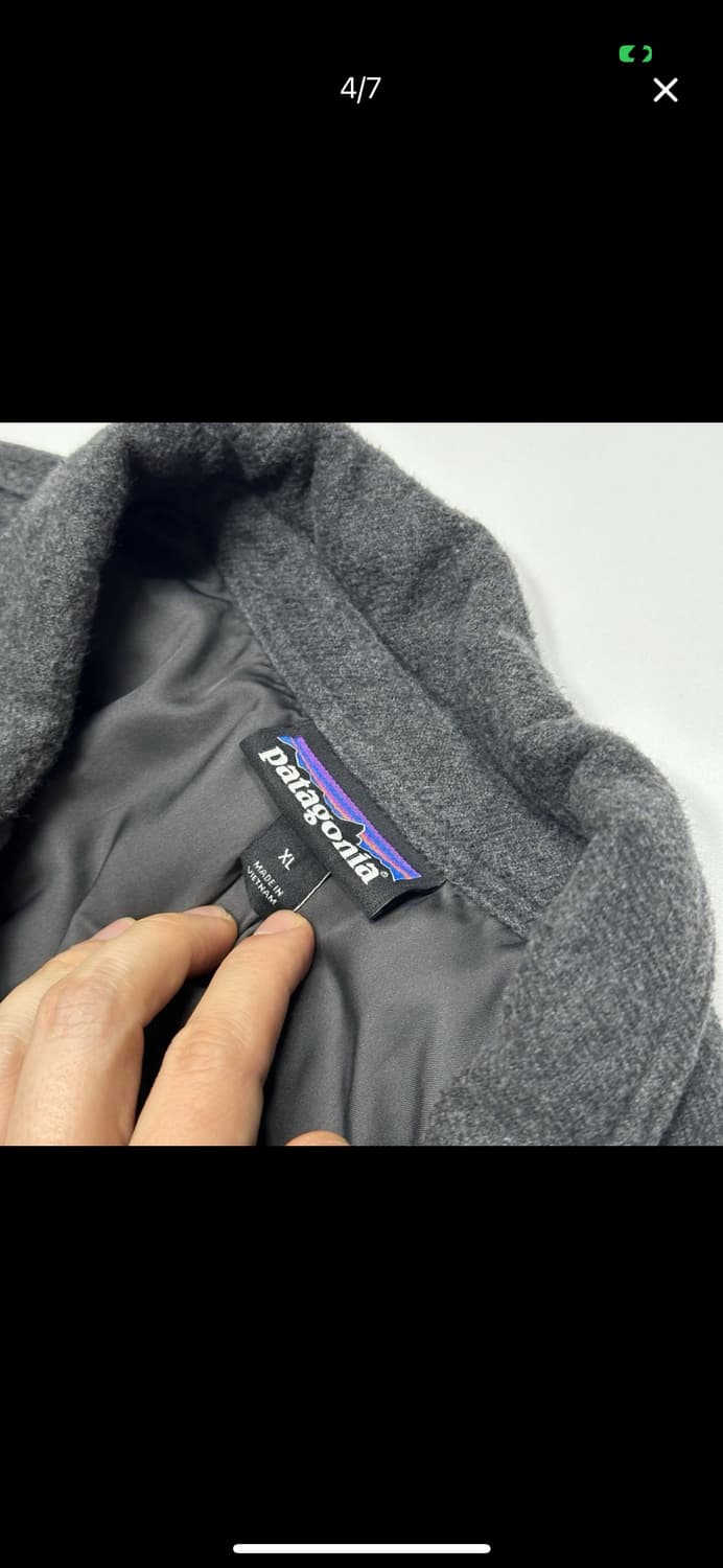 XL] 파타고니아 울 셔츠 그레이 상품이미지3