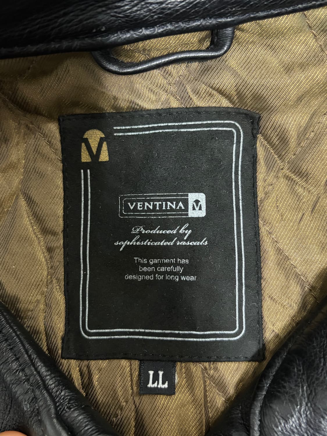 밴티나 리얼레더 싱글 라이더 카페레이서 자켓  상품이미지7